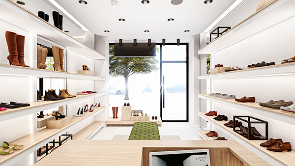 Prodavnica obuće Panama Nuovo - Dizajn enterijera - AN Arhitektura